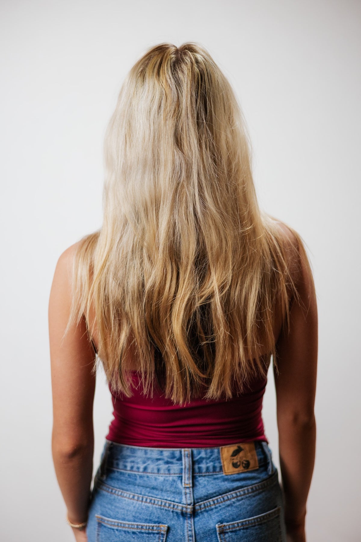 Hair before using Platinum Behavior by GLISS’N